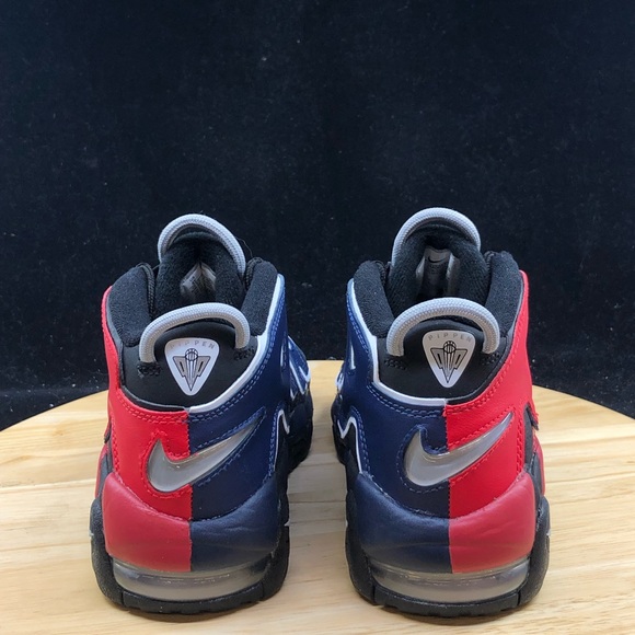 Nike Air More Uptempo 96 (GS) Shoes DM0017-001 Black/Red/Blue multiple sizes - Picture 6 of 9